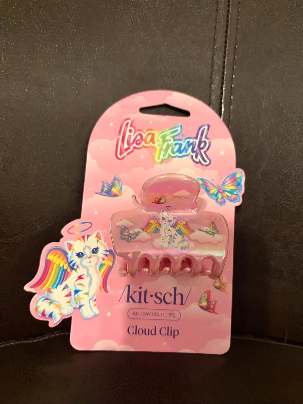 NEW NWT Kitsch Frank Pink Unicorn Cloud cat Hair Clip claw